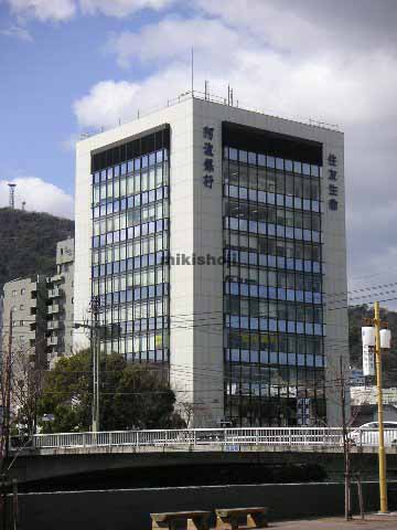 徳島市の阿波銀住友生命ビル 外観1