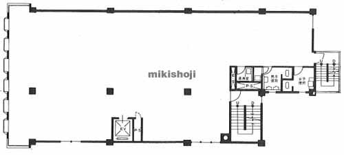 中央区南のマツヒロビル 平面1