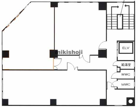 中央区南のけいほくビル 平面1