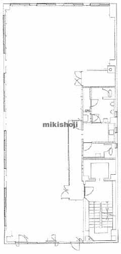 中央区南の北海道日伊文化会館本館 平面1