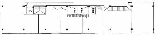 豊平区の平岸グランドビル本館 平面1