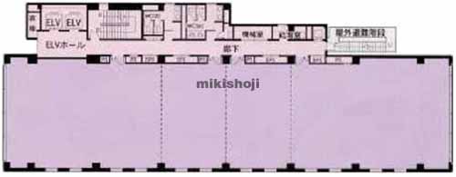 中央区南の札幌小学館ビル 平面1