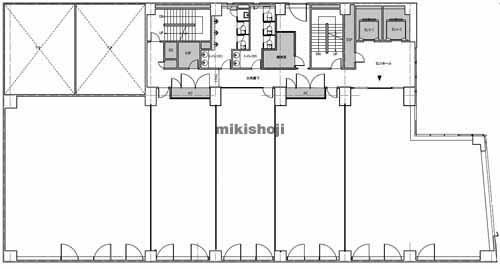 小樽市の小樽駅前ビル 平面1