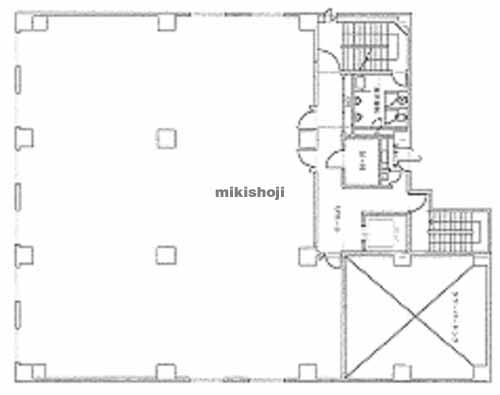 帯広市の住友生命帯広ビル 平面1