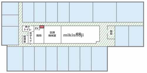 厚別区の札幌市エレクトロニクスセンター 平面1