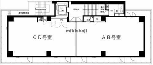 中央区南のＶＩＬＬＡ　ＬＩＢＥＲＴＡ 平面1