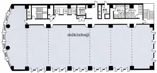 中央の大和証券仙台ビル 平面1