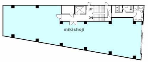 本町・花京院・錦町のツルミヤ本町ビル 平面1