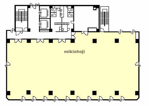 二日町・春日町・木町通の日本生命仙台勾当台西ビル 平面1