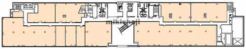 泉区の地下鉄泉中央駅ビル（ＳＷＩＮＧ） 平面1