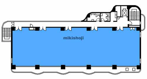 若林区の二軒茶屋エスコムビル 平面1