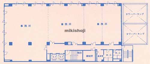 山王の三交ビル 平面1