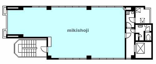 二日町・春日町・木町通の第６ダイワビル 平面1