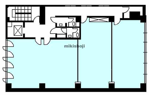 本町・花京院・錦町の本町キクタビル 平面1