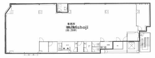 中央の駅前のぞみビル 平面1