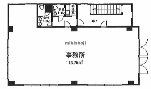 榴岡のいがらしビル 平面1