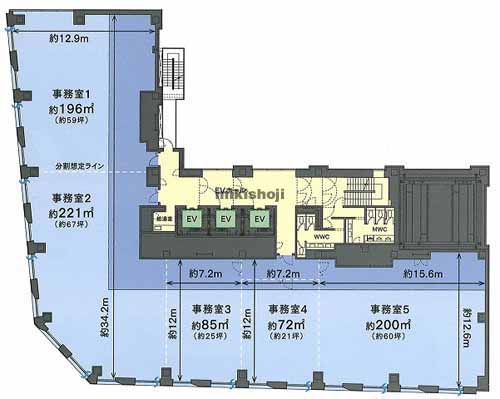 中央のＮＡＮＴ仙台南町 平面1