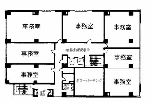クレシェンドビル 平面1
