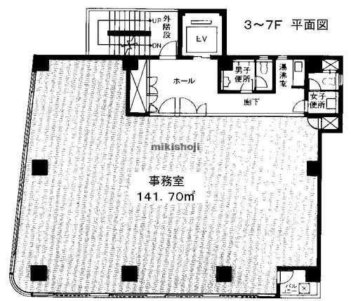 鶴屋町・台町・沢渡のＹＴ１０ビル 平面1