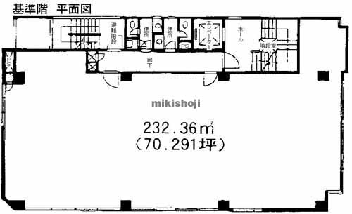 鶴屋町・台町・沢渡の三善ビル 平面1