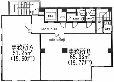 鶴屋町・台町・沢渡のハウスプラン横浜第２ビル 平面1