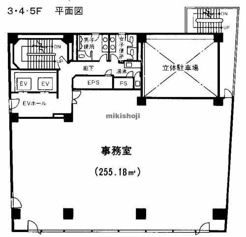 鶴屋町・台町・沢渡の第５安田ビル 平面1