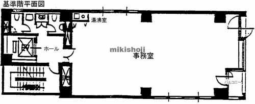 新横浜の新横浜成田ビル 平面1