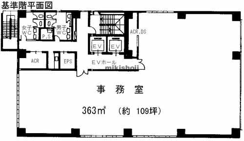 新横浜のルーシッドスクエア新横浜 平面1