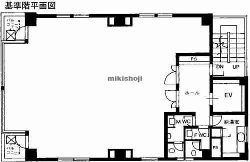 新横浜の新横浜サンセイビル 平面1