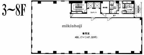 新横浜の新横浜ＫＳビル 平面1