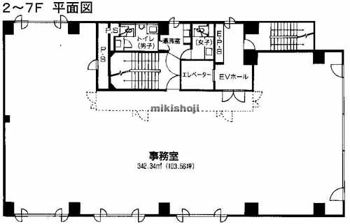 新横浜の新横浜葉山第３ビル 平面1