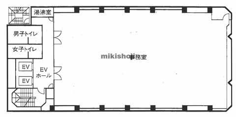 新横浜のパシフィックマークス新横浜ビル 平面1