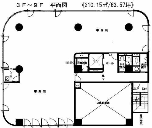 中区その他のコウノビルＭＭ２１ 平面1