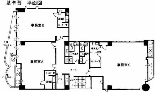 中区その他の第一東商ビル 平面1