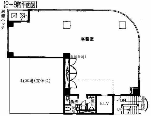 北幸・南幸の小金井第二ビル 平面1