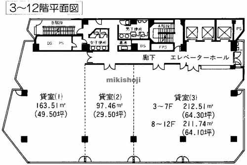 新横浜第二センタービル 平面1
