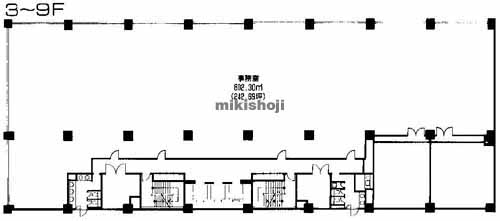 関内の横浜馬車道ビル 平面1