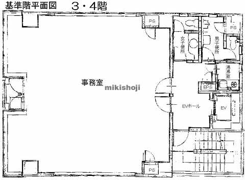関内の志村ビル 平面1