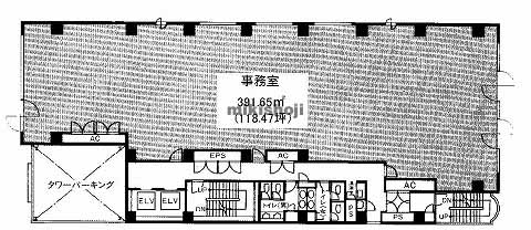 厚木市の厚木会田ビル 平面1