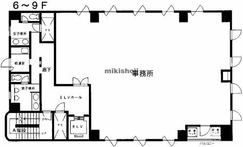 中区その他の桜木町シティビル 平面1