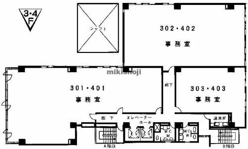 北幸・南幸のブライト横浜ビル 平面1