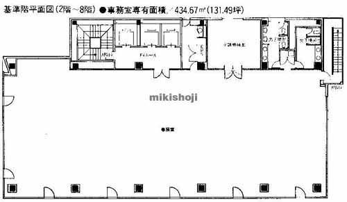 川崎区のいちご川崎ビル 平面1