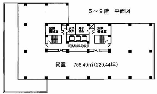 関内のＴＩＭＥＣＲＯＳＳ　ＹＯＫＯＨＡＭＡ 平面1