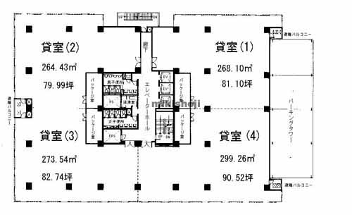 北幸・南幸の東武横浜第３ビル 平面1