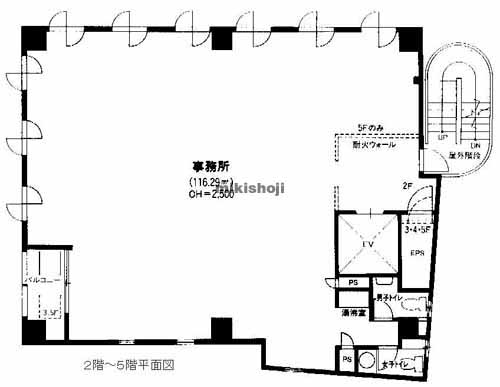中区その他のＫ－ＳＰＩＲＥビル 平面1