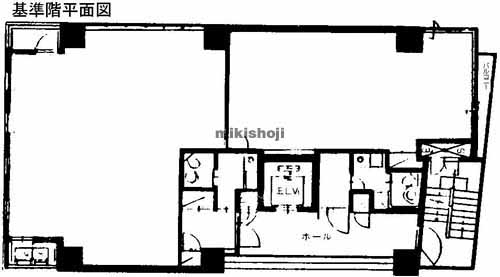 山下町・日本大通の外丸ビル 平面1