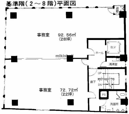 中区その他の不老町守谷ビル 平面1