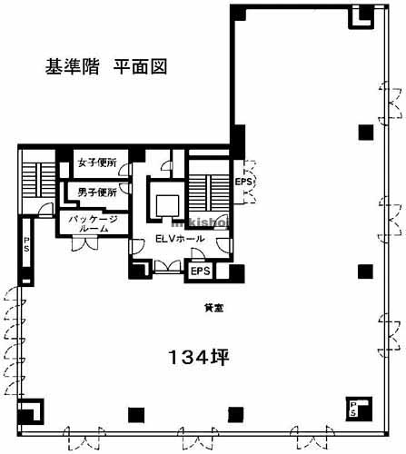 高島の横浜ＤＫビル 平面1