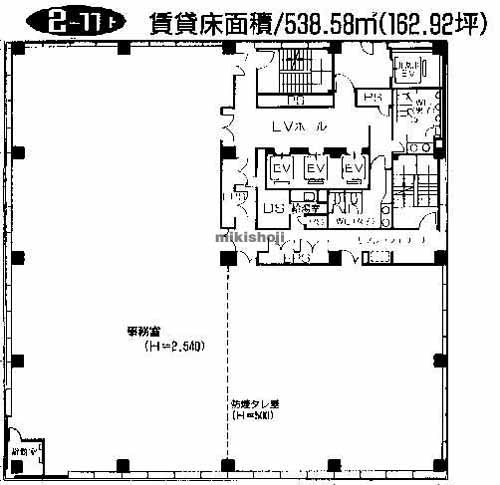 戸塚区の東戸塚ウエストビル 平面1