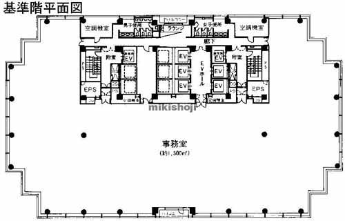 中原区の武蔵小杉タワープレイス 平面1